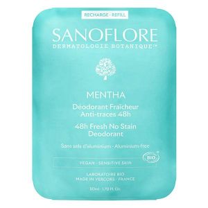 Sanoflore Recharge déodorant Mentha 48h 50 ml