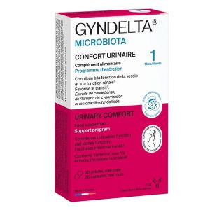 Laboratoire CCD Gyndelta® Microbiota Confort urinaire - Cure préventive - 30 gélules