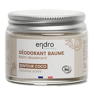 Endro Déodorant Coco 100% d’origine naturelle texture baume Pot 50gr