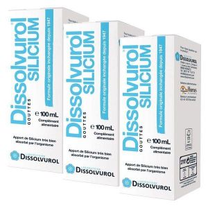 Dissolvurol Silicium Lot de 3 x 100ml