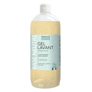 Propos'Nature Gel douche neutre Bio sans parfum 1L
