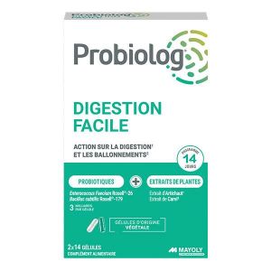 Probiolog Digestion facile - 14 g&eacute;lules + 14 g&eacute;lules