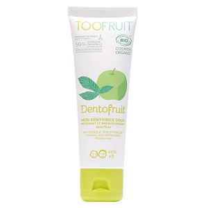 Toofruit Enfant Visage Dentofruit Dentifrice Pomme Menthe Bio 60g