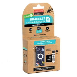 Manouka Bracelet Anti-moustiques Junior 3+ Motif Espace