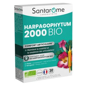 Santarome Bio Harpagophytum Bio 2000 - Douleurs articulaires - 20 ampoules