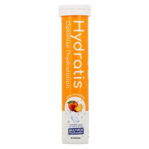 Hydratis Boost l'Hydratation*, Electrolyte et Oligoélément - Pêche - 20 Pastilles
