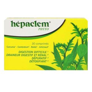 Hepaclem Phyto 30 comprimés