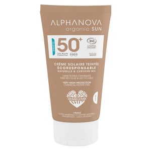 Alphanova Sun Bio Cr&egrave;me Teint&eacute;e M&eacute;dium SPF50+ 50ml