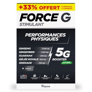 Vitavea Force G Stimulant Bio Performances Physiques 20 ampoules