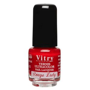 Vitry Vernis &agrave; Ongles N&deg;87 Rouge Lady 4ml