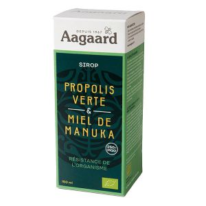 Aagaard Propolis Sirop Propolis Verte et Miel de Manuka 150 ml