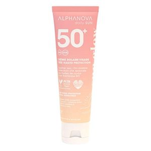 Alphanova Daily Sun Crème solaire spf50+ visage - sun glow 50ml