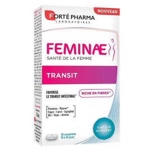 Forté Pharma Feminae Transit Digestion Fibres Pruneau Figue Carvi 30 comprimés