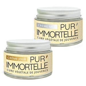 Propos'Nature - Crème jour + Crème Nuit Pur'Immortelle bio - 2 pots de 50ml
