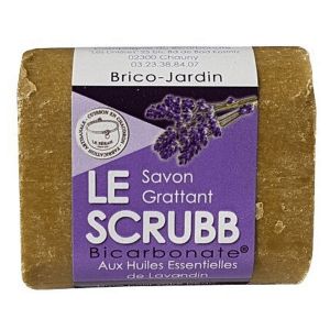 La compagnie du bicarbonate Savon grattant le scrubb" Bicarbonate et H.E de lavandin 100 G"