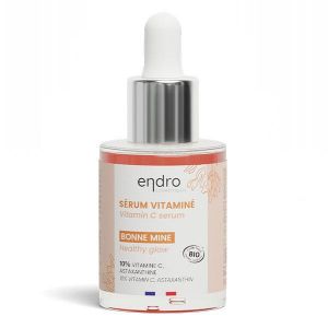 Endro Sérum Bonne Mine 100% d’origine naturelle texture aqueuse 50 ml