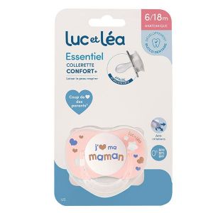 Luc et Léa Sucette essentiel j'aime Maman  6-18M