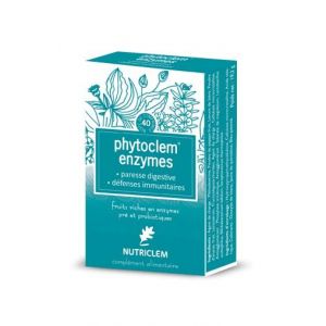 Phytoclem Enzymes Probiotix 40 comprim&eacute;s