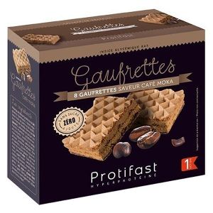 Protifast En-Cas Hyperprotéiné Gaufrettes Café Moka 8 unités