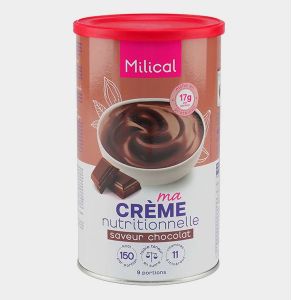 Milical Cr&egrave;me Hyperprot&eacute;in&eacute;e Saveur Chocolat Format Eco - 9 repas