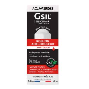 Aquasilice GSIL Roll'On Gel Surconcentr&eacute; Articulaire 40ml