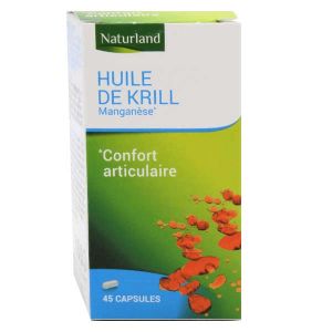 Naturland Huile de Krill Mangan&egrave;se 45 capsules