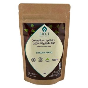 Bio-T Coloration Végétale chatain froid - Bio et 100% naturel - 100g