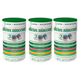 Uspa Nourished Gummies 7en1 D&eacute;tox Minceur - Lot de 3