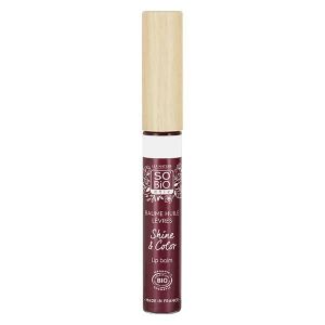 So'Bio &Eacute;tic Shine & Color Baume Huile L&egrave;vres N&deg;40 Framboise Sublime Bio 5ml