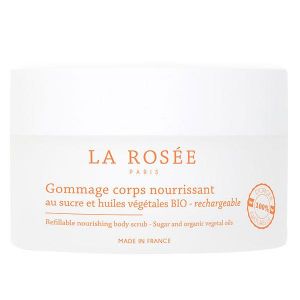 La Ros&eacute;e Gommage Corps Nourrissant au Sucre et aux Huiles V&eacute;g&eacute;tales Bio Rechargeable 200g