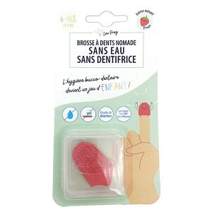 Lov'FROG Brosse à Dents Nomade Enfant Bambou & Fraise