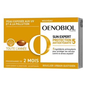 Oenobiol Sun Expert Protection Antioxydante pour la Peau 60 capsules