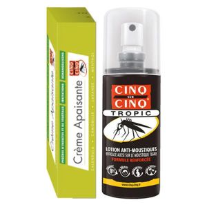 Cinq sur Cinq Tropic 75ml & Cr&egrave;me Apaisante 40g