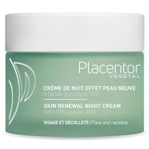 Placentor v&eacute;g&eacute;tal Cr&egrave;me de Nuit Effet Peau Neuve 50ml