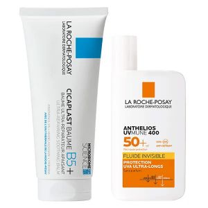 La Roche Posay Routine Pr&eacute;vention Solaire  Anthelios UVMUNE 400 Fluide + Cicaplast Baume B5+