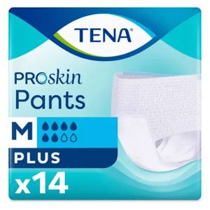 TENA Proskin Pants Sous-V&ecirc;tement Absorbant Plus Taille M 14 unit&eacute;s