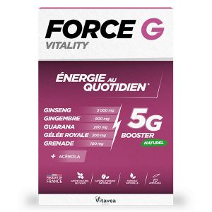 Vitavea Force G Vitality Energie au Quotidien 10 ampoules