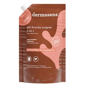 Dermasens Recharge gel douche surgras Fleur de Frangipanier 900ml