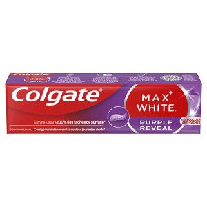 Colgate Max White Anti T&acirc;ches Dentifrice Violet 75ml