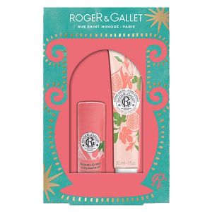 Roger&Gallet Coffret Duo Fleur de Figuier, Baume L&egrave;vres et Cr&egrave;me mains 30ml