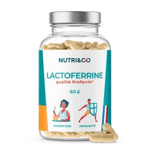 Nutri&Co Lactoferrine 60 g&eacute;lules
