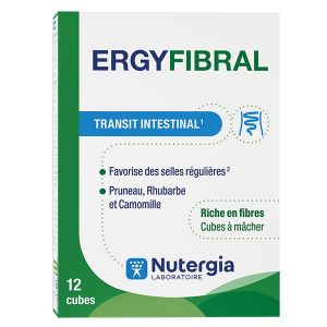 Nutergia Ergyfibral 12 cubes à mâcher