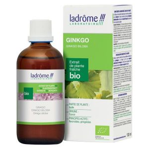 Ladr&ocirc;me Extraits de Plantes Fra&icirc;ches Ginkgo Biloba Bio 100ml