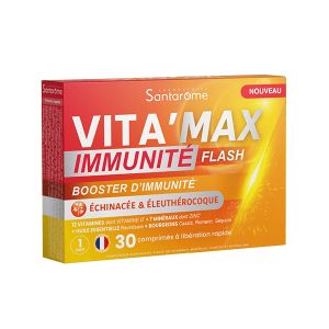 Santarome Vita'Max Booster Immunit&eacute; Flash Booster d'immunit&eacute; 30 comprim&eacute;s