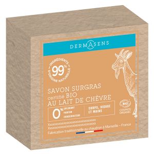 Dermasens Savon de Marseille Solide Bio Lait de Ch&egrave;vre 100g