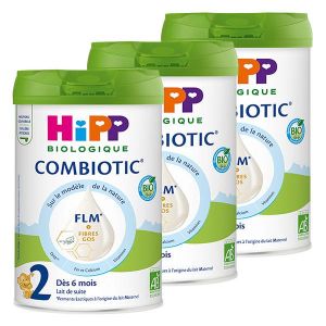Hipp Lait 2 COMBIOTIC® FLM boîte 800 g - Lot de 3