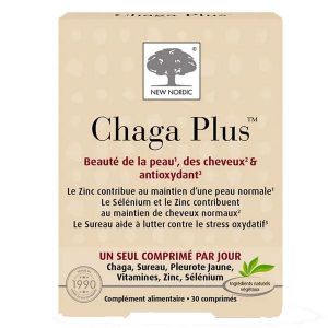 Vitalco New Nordic Chaga Plus Peau-Cheveux - 30comprimés
