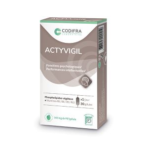 Codifra Actyvigil Performances Intellectuelles et Concentration 30 gélules
