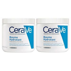 CeraVe Baume Hydratant Visage et Corps Peaux S&egrave;ches &agrave; Tr&egrave;s S&egrave;ches 2x454g