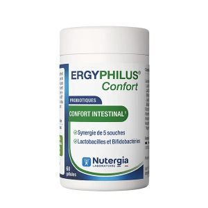Nutergia Ergyphilus Confort Probiotiques Confort Intestinal 60 g&eacute;lules